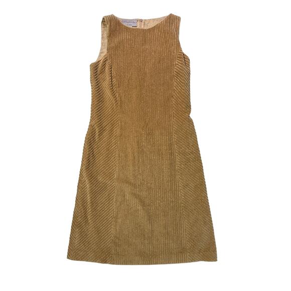 Misselleci Des Copains Dresses & Skirts - Vintage Misselleci Les Copains Corduroy Dress Caramel Brown Italy Size 42 / 11